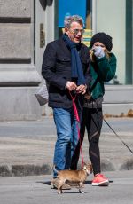 KATHARINE MCPHEE and David Foster Out with Their Dogs in New York 04/05/2018