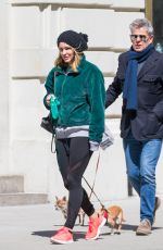 KATHARINE MCPHEE and David Foster Out with Their Dogs in New York 04/05/2018