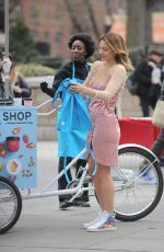 KATHARINE MCPHEE at Body Shops New Body Yogurts Cart in New York 04/13/2018