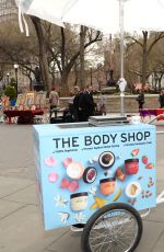 KATHARINE MCPHEE at Body Shops New Body Yogurts Cart in New York 04/13/2018
