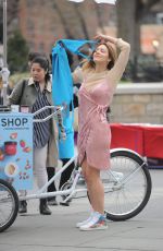 KATHARINE MCPHEE at Body Shops New Body Yogurts Cart in New York 04/13/2018
