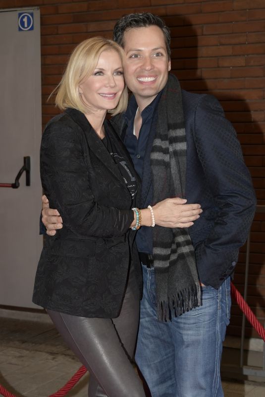 KATHERINE KELLY LANG at Maurizio Costanzo Show at Voxson Studios in Rome 04/04/2018