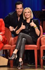 KATHERINE KELLY LANG at Maurizio Costanzo Show at Voxson Studios in Rome 04/04/2018