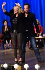 KATHERINE KELLY LANG at Maurizio Costanzo Show at Voxson Studios in Rome 04/04/2018