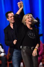 KATHERINE KELLY LANG at Maurizio Costanzo Show at Voxson Studios in Rome 04/04/2018