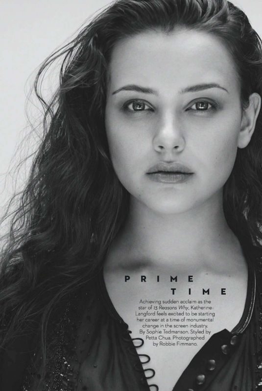 KATHERINE LANGFORD in Vogue Magazine, Australia April 2018