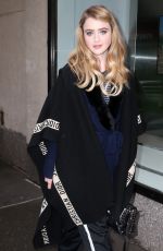 KATHRYN NEWTON Leaves Today Show in New York 04/02/2018