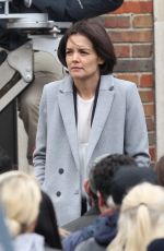 KATIE HOLMES on the Set of New Fox FBI Drama in Chicago 04/11/2018