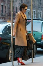 KATIE HOLMES Out and About in New York 04/18/2018