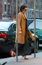 KATIE HOLMES Out and About in New York 04/18/2018