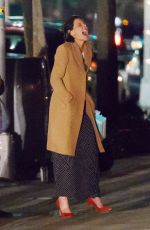 KATIE HOLMES Out and About in New York 04/18/2018