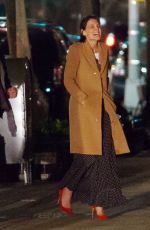 KATIE HOLMES Out and About in New York 04/18/2018