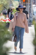 KATIE HOLMES Out and About in New York 04/26/2018