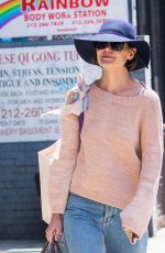 KATIE HOLMES Out and About in New York 04/26/2018