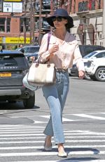 KATIE HOLMES Out and About in New York 04/26/2018