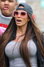 KATIE PRICE and KERRY KATONA at Cellebrity Soccer Match at Sixfields Stadium in Northampton 04/15/2018