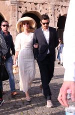 KATY PERRY and Orlando Bloom Out in Rome 04/28/2018