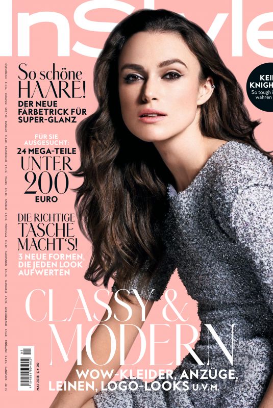KEIRA KNIGHTLEY in Instyle Magazine, Germany May 2018