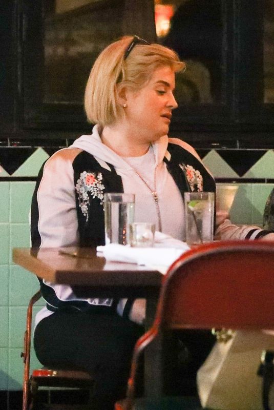 KELLY OSBOURNE Out for Lunch at Little Dom