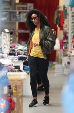 KELLY ROWLAND Shopping at Kitross Kids in West Hollywood 04/19/2018