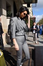 KENDALL JENNER Arrives at Adidas Store in Paris 04/05/2018