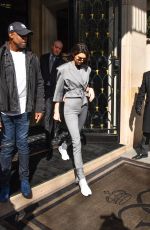 KENDALL JENNER Arrives at Adidas Store in Paris 04/05/2018