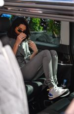 KENDALL JENNER Arrives at Adidas Store in Paris 04/05/2018