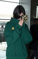 KENDALL JENNER at CDG Airport in Paris 04/05/2018