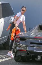 KENDALL JENNER Leaves a Studio in Calabasas 04/10/2018