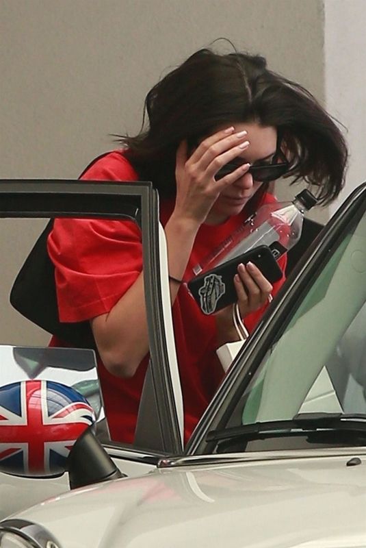 KENDALL JENNER Leaves Dermatologist in Beverly Hills 04/12/2018