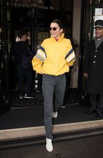 KENDALL JENNER Out and About in Paris 04/04/2018