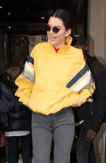 KENDALL JENNER Out and About in Paris 04/04/2018