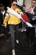 KENDALL JENNER Out and About in Paris 04/04/2018