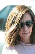 KENDRA WILKINSON with New Brunette Hairdo Out in West Hollywood 04/26/2018