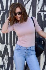 KENDRA WILKINSON with New Brunette Hairdo Out in West Hollywood 04/26/2018
