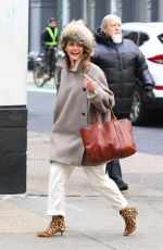 KERI RUSSELL Out and About in New York 04/02/2018