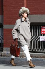 KERI RUSSELL Out and About in New York 04/02/2018