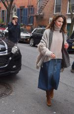 KERI RUSSELL Out for Lunch in New York 04/17/2018