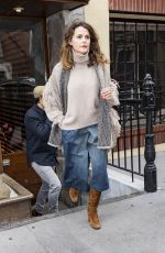 KERI RUSSELL Out for Lunch in New York 04/17/2018