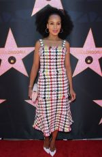 KERRY WASHINGTON at Eva Longoria Hollywood Walk of Fame Ceremony in Los Angeles 04/16/2018