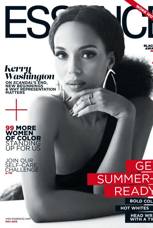 KERRY WASHINGTON in Essence Magazine, May 2018