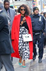 KERRY WASHINGTON Leaves Good Morning America in New York 04/11/2018