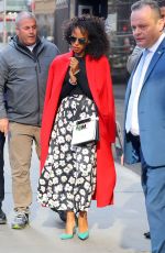 KERRY WASHINGTON Leaves Good Morning America in New York 04/11/2018