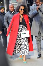 KERRY WASHINGTON Leaves Good Morning America in New York 04/11/2018