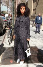 KERRY WASHINGTON Out and About in New York 04/11/2018