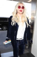 KESHA SEBERT at LAX Airport in Los Angeles 04/23/2018