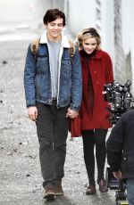 KIERNAN SHIPKA on the Set of The Chilling Adventures of Sabrina in Vancouver 04/04/2018
