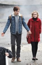 KIERNAN SHIPKA on the Set of The Chilling Adventures of Sabrina in Vancouver 04/04/2018