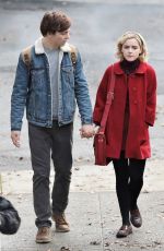 KIERNAN SHIPKA on the Set of The Chilling Adventures of Sabrina in Vancouver 04/04/2018
