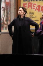 KIERNAN SHIPKA on the Set of The Chilling Adventures of Sabrina in Vancouver 04/05/2018